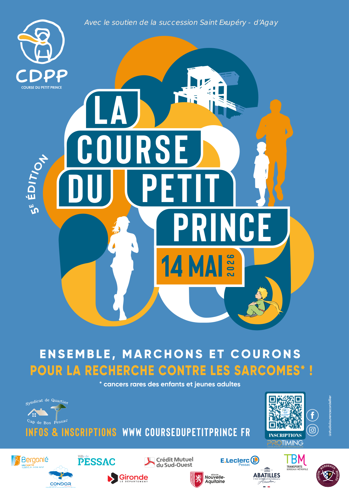 Affiche 5ème édition Course du Petit Prince 2026
